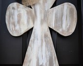 Shabby Chic Wooden Cross Door Hanger