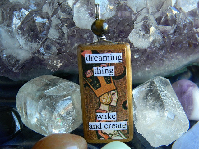 Dreaming Thing, Wake and Create -- A Chakra Glamourkin Pendant
