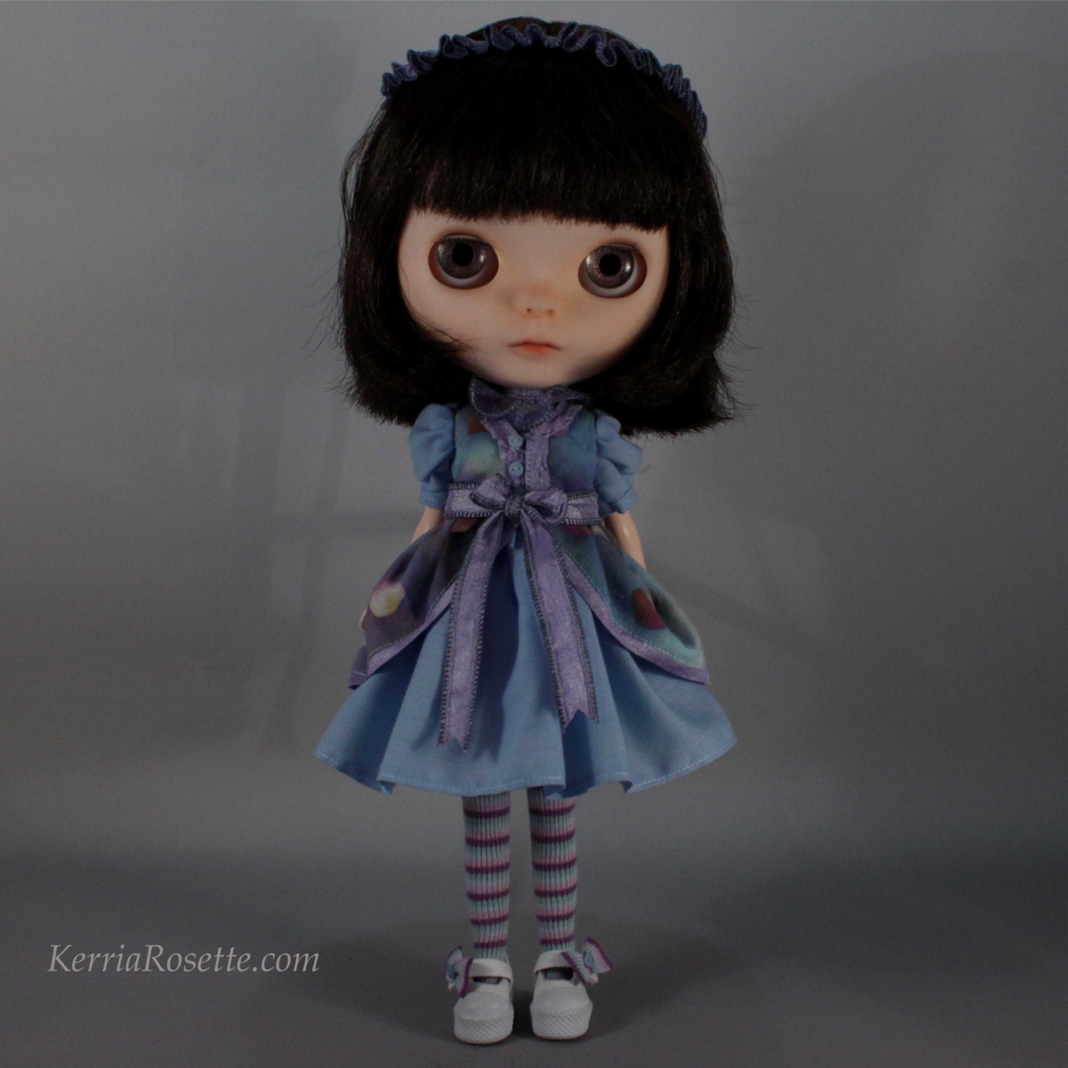Watercolor Rainbow Dress Set for Blythe
