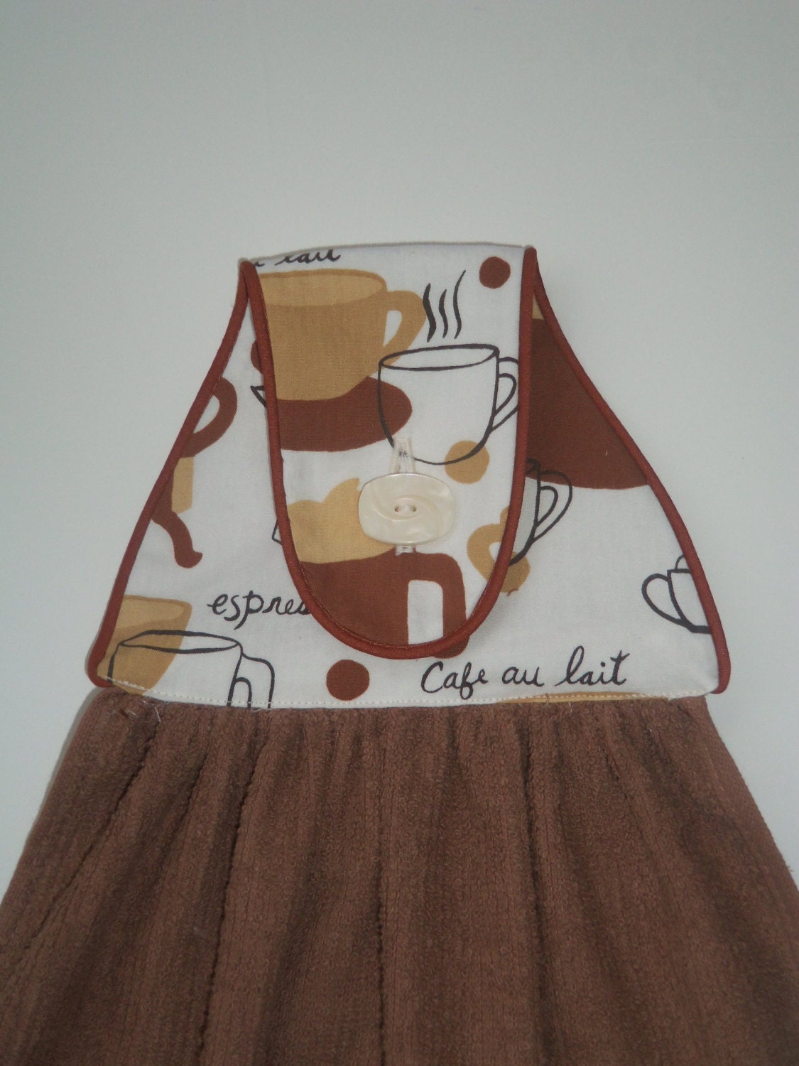 Coffee Talk Hanging Kitchen Bar Hand Towel - HT303