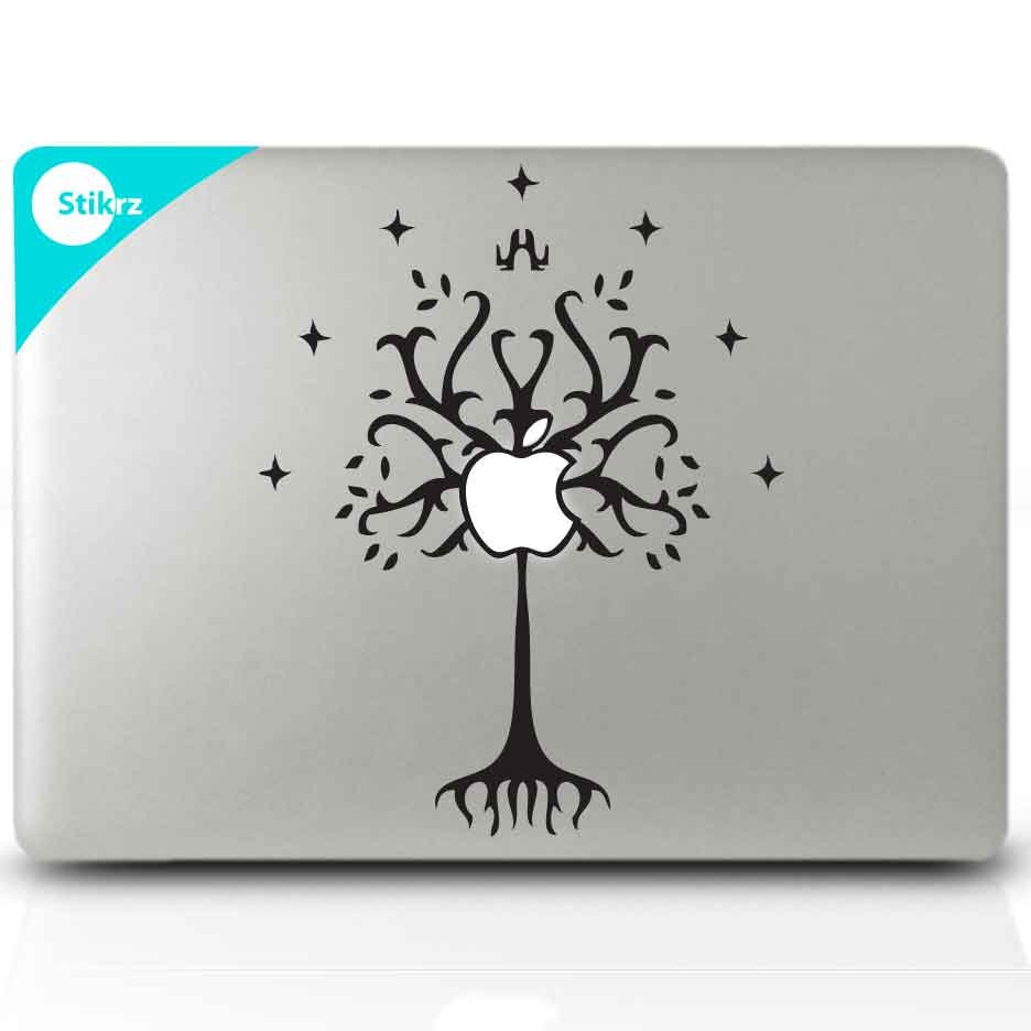 Hobbit, Lord of the Rings, Macbook Decal Sticker for your computer and more - Tree of Gondor - Decal 208