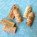 Wine Cork Magnets - Set of 6 - Super Strong