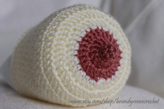 Infant Breastfeeding and Breast Cancer Awareness Boobie Hat