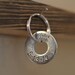 Handstamped Keychain for the Bride & Groom