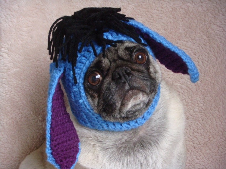 Eeyore Rather Boggy and Sad   Dog Hat / Cat Hat /  Made To Order