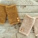Knit Legwarmers with Wood Buttons - Knit Baby Leg Warmers - Newborn Leggings - Newborn Legwarmers - Winter Legwarmers