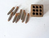 Letterpress Stamps // Metal Set