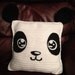 DIY PDF Crochet Panda Pillow Pattern