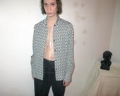 diamond checkered blouse