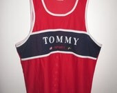 tommy sport mesh tank XL