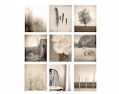 Rustic Country Home Decor Set of 9 Photos, 8"x10" photos, farmhouse, rustic, monotone, cottage chic, grey, brown, photography, art print