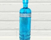 Apothecary Bottle, Blue Glass Bottle, Decorative Bottle
