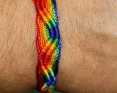 Friendship Bracelet - rainbow - pride - SALE 2 for 5.00