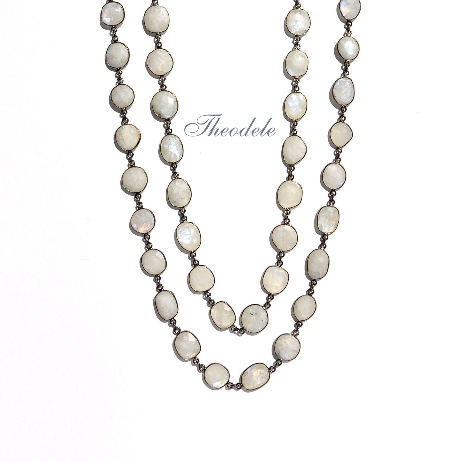 Moonstone Long Necklace