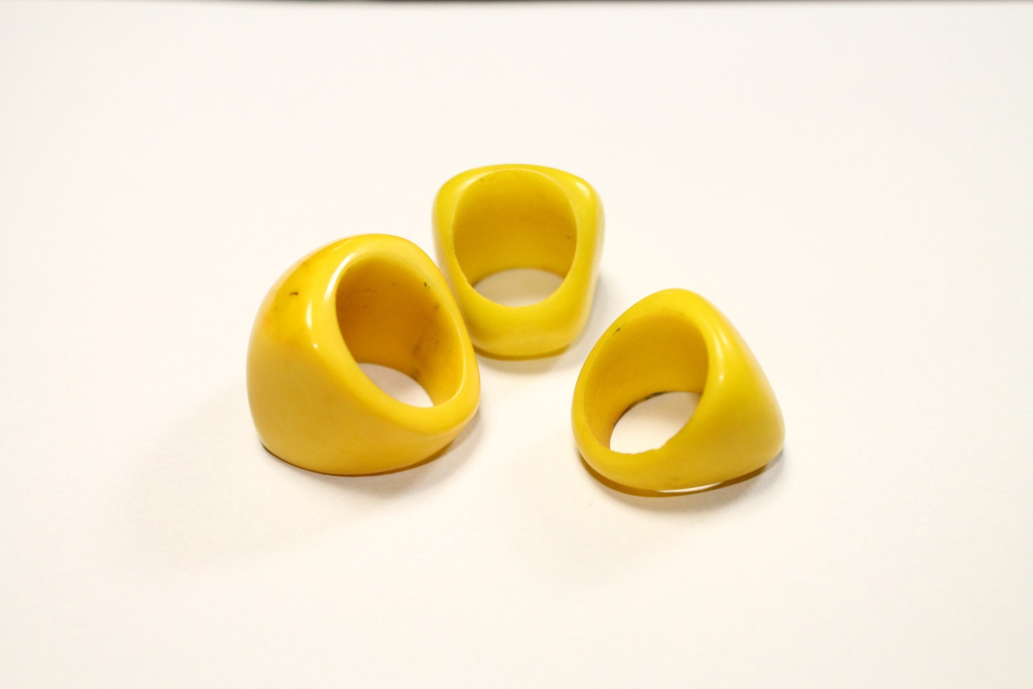 Yellow Tagua Ring - Eco-Friendly Jewelry