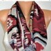 BIG SALE Aztec Scarf - Chevron Infinity Scarf - Circle Scarf Loop Scarf Multicolor - Cotton Scarf -fatwoman