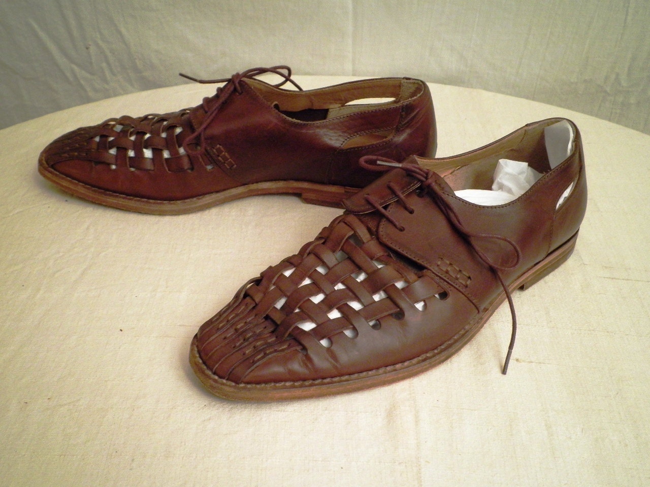 1980s Vintage Mens Summer Shoes Kenneth Cole Size 39.5 US 9.5