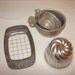 Lot Vintage Metal Kitchen Tools Gadgets Measuring Cups Potato Slicer Auminum Jello Molds