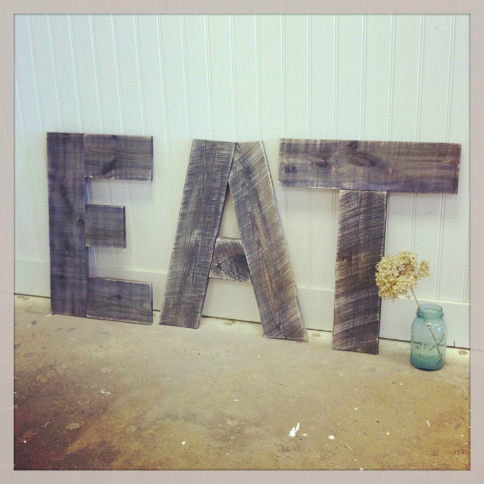 Vintage EAT letters 