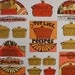 1970's Vintage Wallpaper Kitschy Kitchen Menu and Recipes