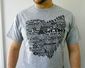 T-Shirt Ohio State Word Art  The Buckeye State Ohio Tee Ohio State Shirt