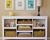 Love Forever Giraffe Children's Wall Art, Children's Art Print, Nursery Decor- Set of three 5x7 prints