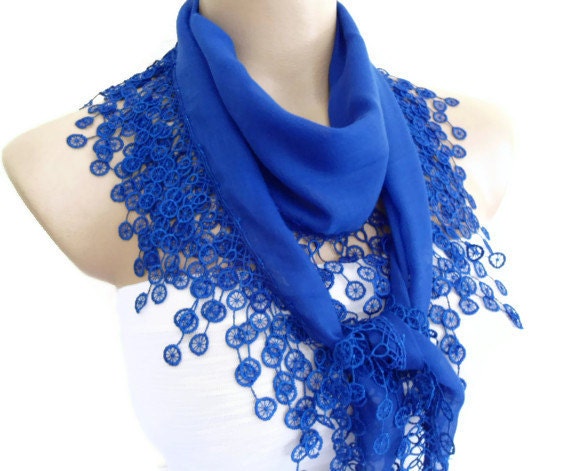 Necklace scarves, Traditional Turkish-style, Headband, scarf, Blue, fashion 2013, Mothers day