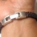 Nautical Anchor Bracelet with a Silver Pull Clasp Navy Ship Bracelet Nautical Bracelet