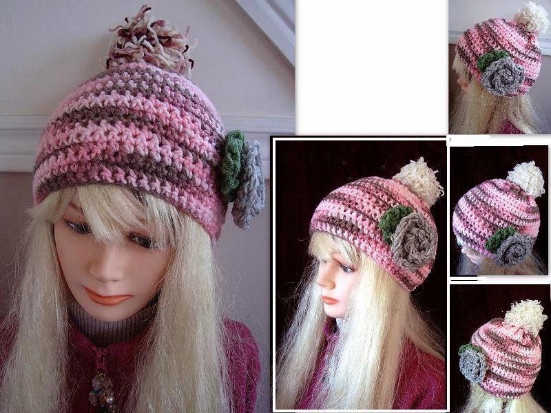 Instant Download HAT PATTERN, Crochet Hat Pattern, newborn to adult, SPP-111