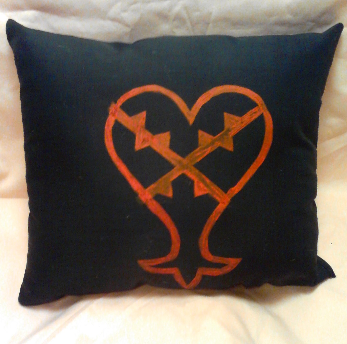 Heartless Throw Pillow