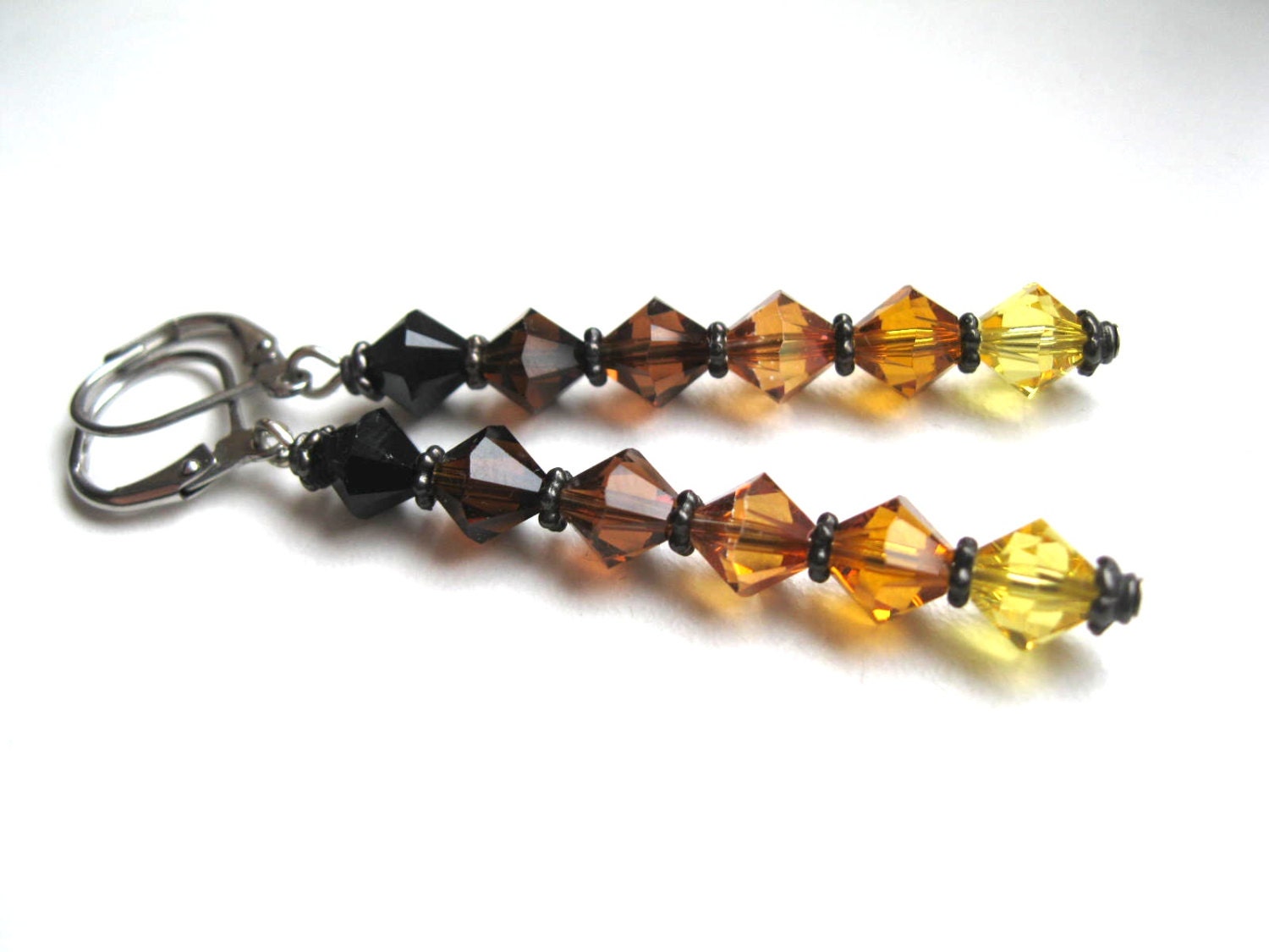 Ombre Beer Flight Earrings for the Glam Craft Beer Fan Beer Brewing Homebrewing