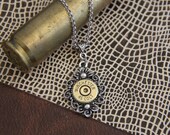 Bullet Jewelry-Winchester 45 Colt- Mixed Metals-Drop Pendant-Spent Casings- Brass Ammo
