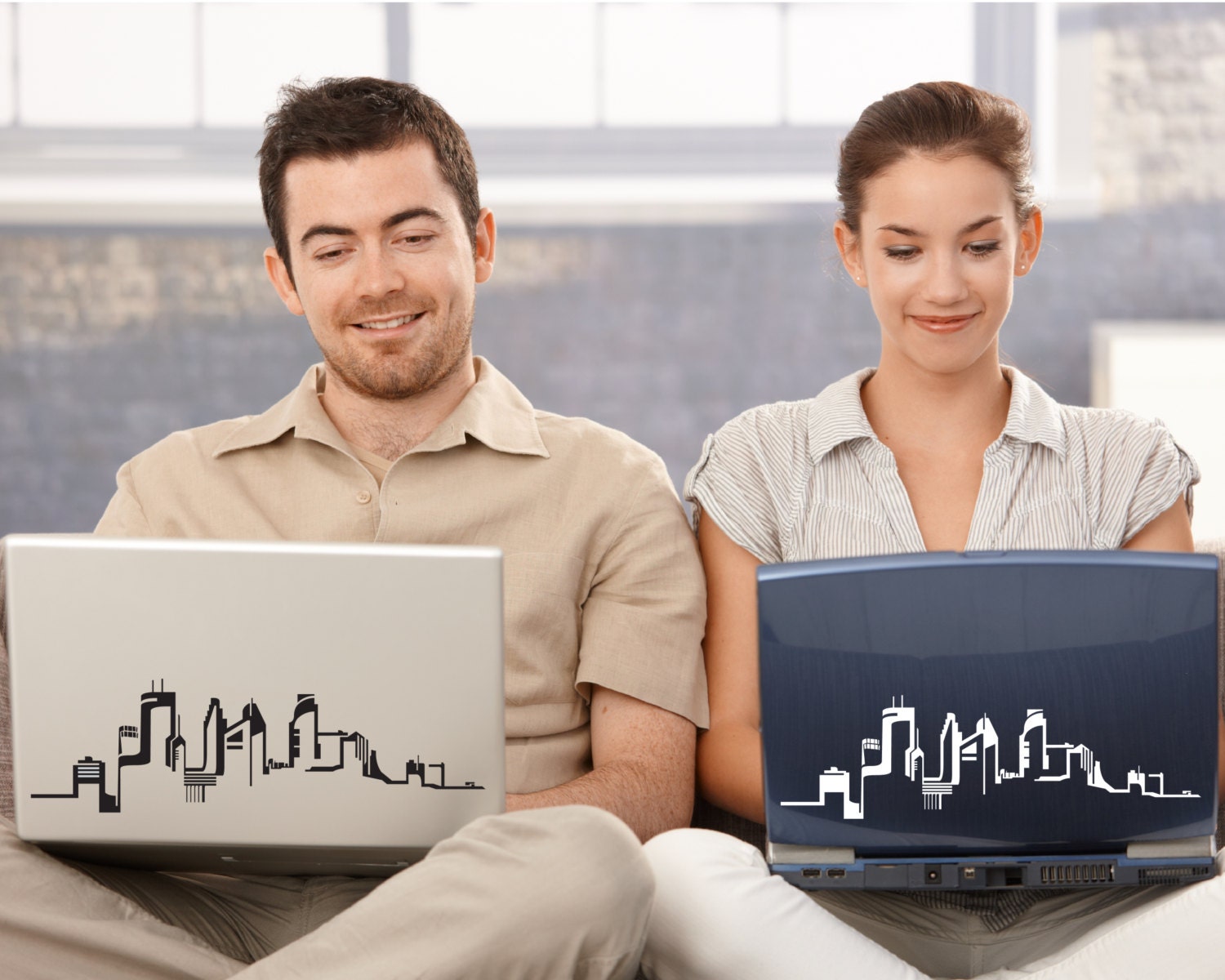 Minneapolis Skyline Sticker Decal Laptop Decal iPad