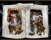 The Adventures of Robin Hood - Book Sculpture - Altered Book - Shadowbox FRAMED