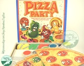 1980s Pizza Party Game: Complete Board Game