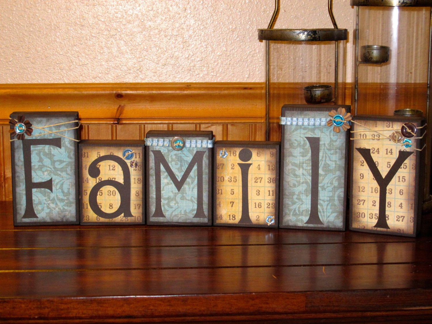 Family Blocks, Wooden Block Set, Boutique Blocks, Family Blocks, Home Decor, Wooden Blocks, Family Sign, Gifts