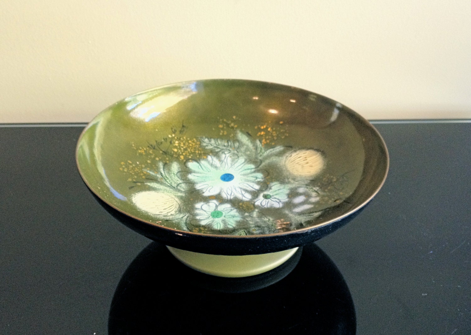 Mid Century - Sascha Brastoff Enamel Compote