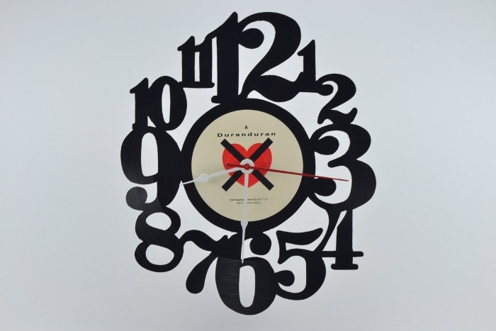 Unique Home Decor Vinyl Record Wall Clock (artist is Duran Duran)