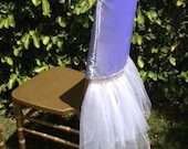 Viva Glam Bride Chair Cover, Rhinestones & Tulle, Wedding Decor, Shower Decor, Bride Gift