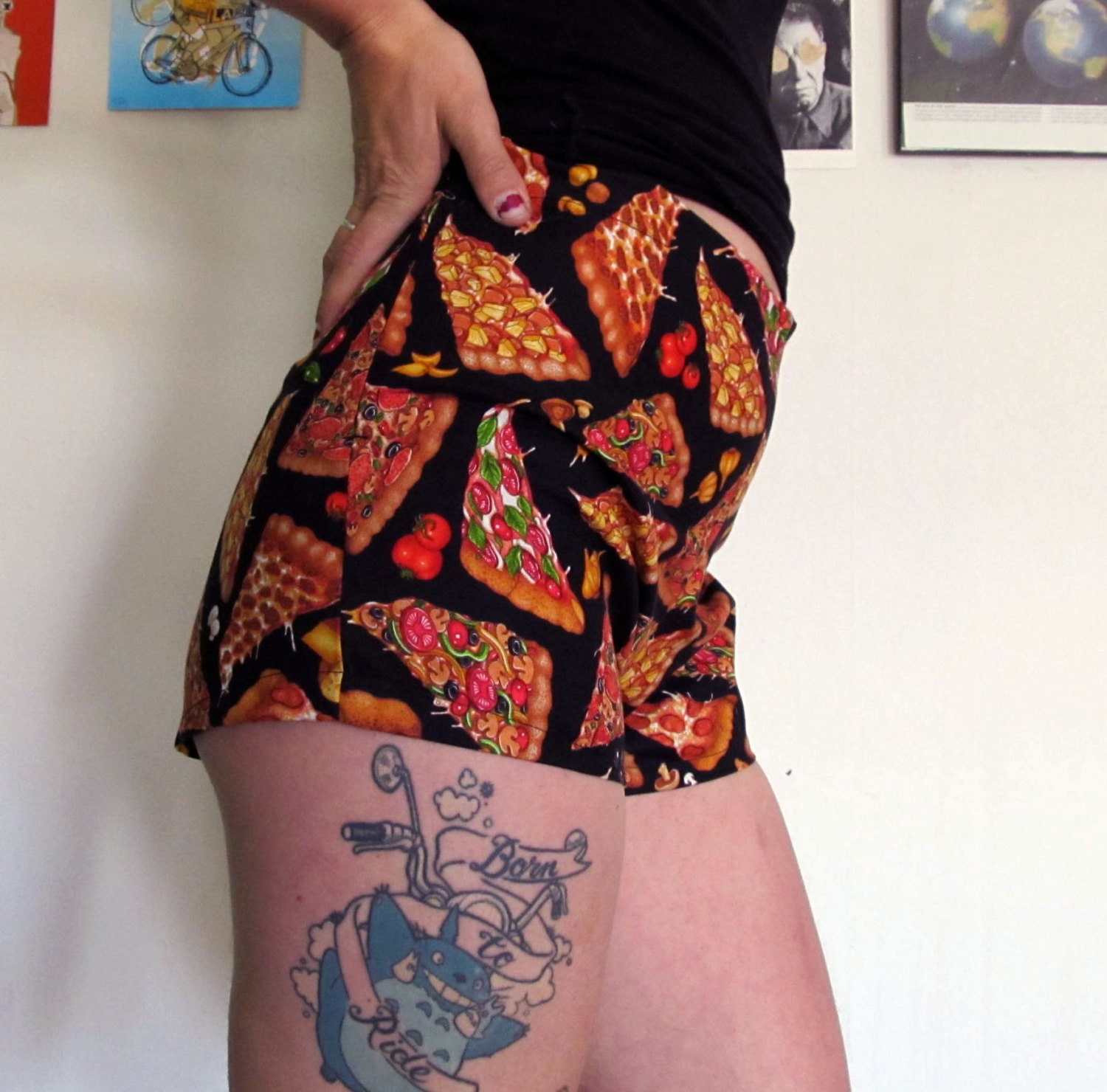 PIZZA PARTY shorts