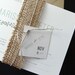 DEPOSIT - Earth Burlap Wedding Invitation Suite