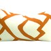 Zimba pillow cover in Orange - 14 x 18