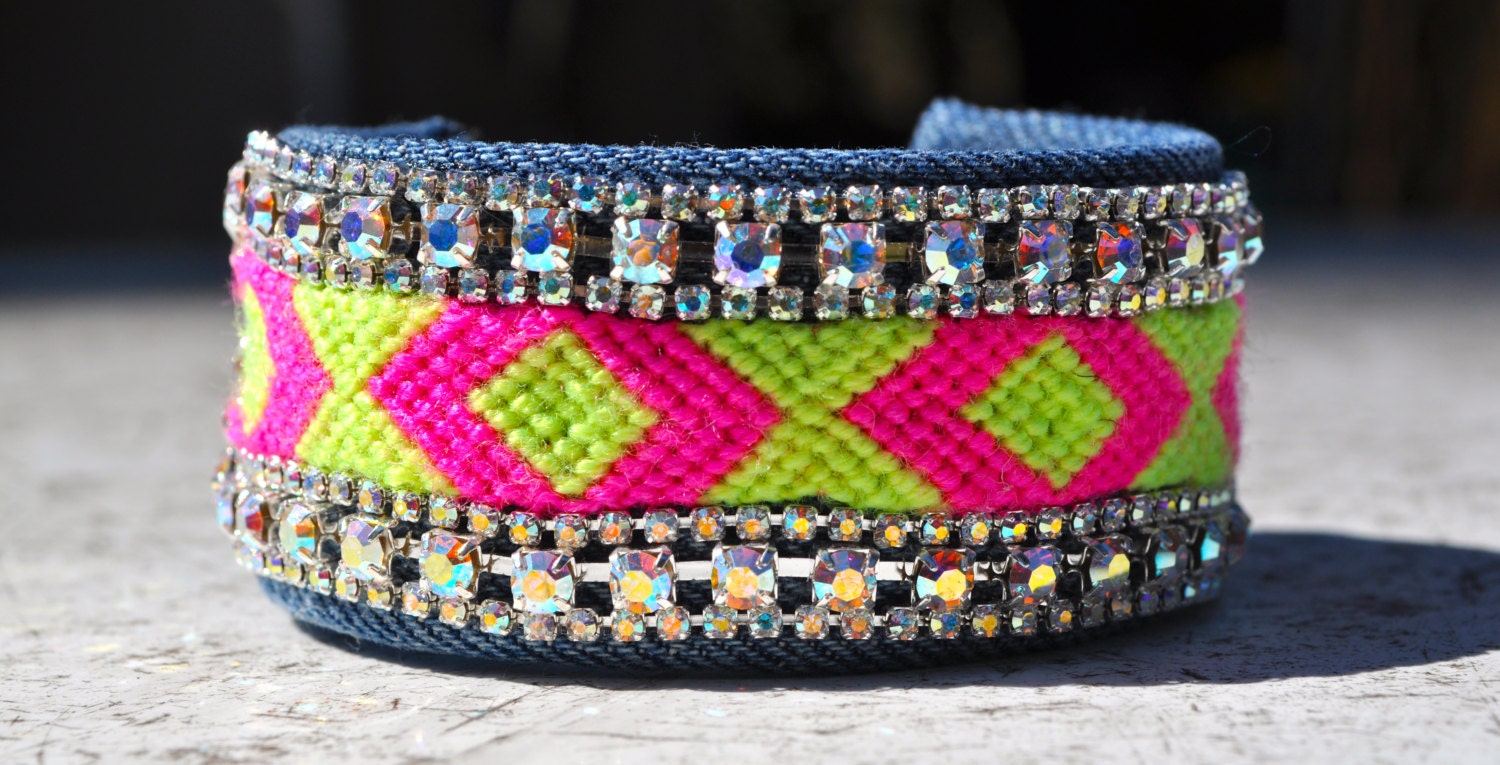 BFF Friendship Cuff- Neon Party