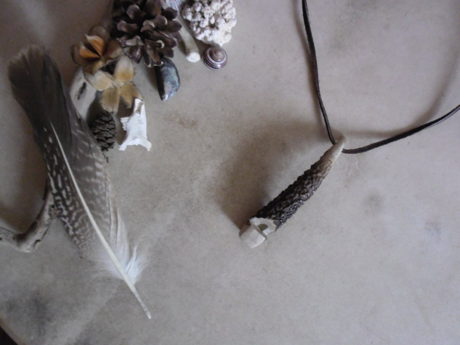 Antler spirit calling Whistle No4   - shaman druid witch bushcraft survival