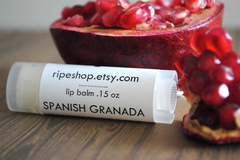 Spanish Granada Lip Balm - Shea Butter, Beeswax, Cocoa Butter