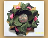 Ready To Ship, Camouflage Boutique Hair Bow Clip for Girls.