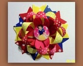 Ready To Ship, Princess Snow White Boutique Hair Bow Clip for Girls.