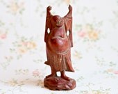 Stretching Buddha - Rosewood Sculpture