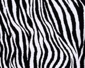 Zebra Fabric  Fat Quarter NEW  FQ Black and White Animal Print