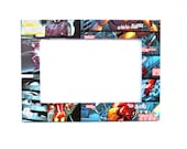 Ironman Comic Book Covered Free Standing Photo Frame 6x4 inch Photos Picture Frame Super Hero